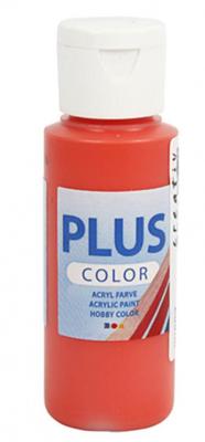 Plus Color acrylverf, brilliant red, 60 ml/ 1 fles Plus Color acrylverf, brilliant red, 60 ml/ 1 fles