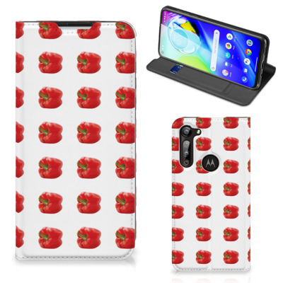 Motorola Moto G8 Power | Flip Style Cover | Paprika Red Motorola Moto G8 Power | Flip Style Cover | Paprika Red