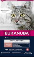 Eukanuba Senior met zalm graanvrij kattenvoer 10 kg - thumbnail