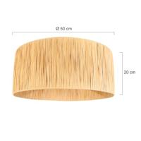 Steinhauer Lampenkap Zeegras Ø 50 cm E27 beige - thumbnail