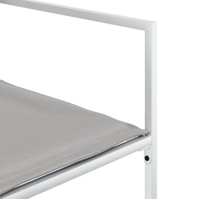 13-delige Tuinset met kussens textileen wit