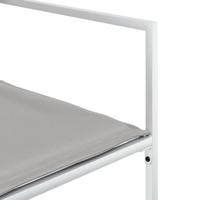 13-delige Tuinset met kussens textileen wit - thumbnail