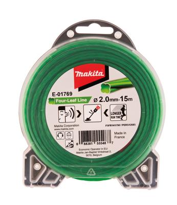 Makita E-01769 Maaidraad 2x15mtr groen