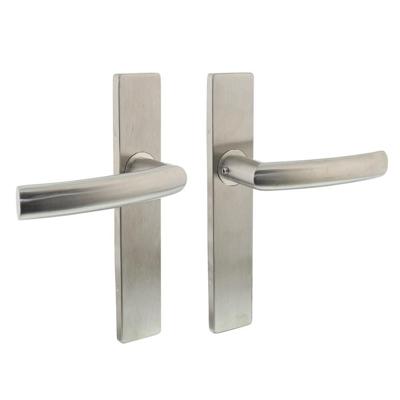 Intersteel Deurkruk Blok op rechthoekig blind schild - RVS