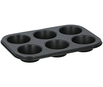 Alpina Muffinbakvorm 35x26.5x3 cm Zwart