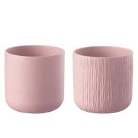J-Line bloempot Gen - keramiek - roze - XXL - 2 stuks - Ø 26.5 cm - thumbnail