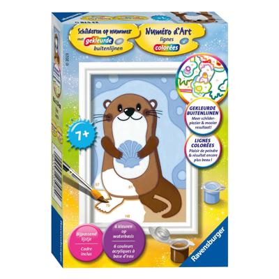 Ravensburger schilderen op nummer otter