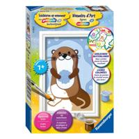 Ravensburger schilderen op nummer otter - thumbnail