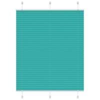 Pliss rolgordijn 105x150cm stofbreedte 104,4cm petrol groen - thumbnail