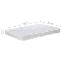 VidaXL Bankkussen pallet 120x80x10 cm grijs - thumbnail