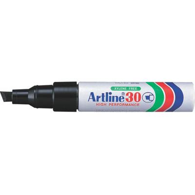 Viltstift Artline 30 schuin 2-5mm zwart