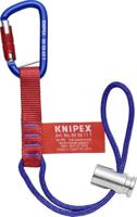 Knipex 00 50 13 T BK Knipex 00 50 13 T BK adapterlussen met vaste materiaalkarabijnhaak voor de valbeveiliging van het gereedschap 186 mm Bevestigingsbanden - thumbnail