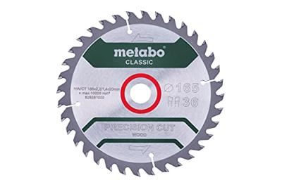 Metabo Accessoires Cirkelzaagblad | "Precision Cut Classic" | 165x20mm | Z36 WZ 15° - 628281000