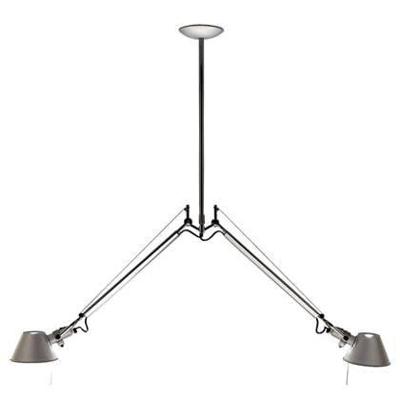 Artemide - Tolomeo Due Bracci hanglamp alu