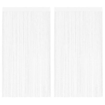 VidaXL Draadgordijnen 2 st 100x250 cm wit