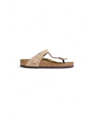 BIRKENSTOCK - Arizona slippers beige Nubuck Dames