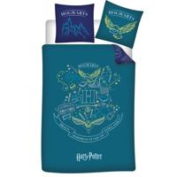 Harry Potter Dekbedovertrek groen/ turquoise - Polyester - thumbnail