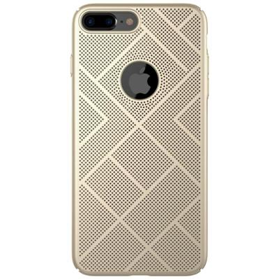 iPhone 7 Plus & 8 Plus warmte afvoerend Kunststof NILLKIN Air back cover Hoesje (goudkleurig) iPhone 7 Plus & 8 Plus warmte afvoerend Kunststof NILLKIN Air back cover Hoesje (goudkleurig)