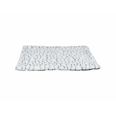 Trixie honden ligmat mila pluche wit / grijs 100x70 cm