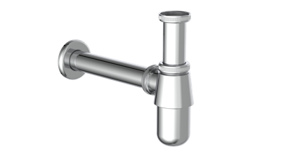 Kirchhoff Beker sifon, chroom, 1 1/4" (5/4") x 32 mm - 98803110