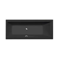 Ligbad Polysan Cleo Inbouw 170x75x48 cm Mat Zwart Polysan - thumbnail