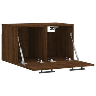 Wandkast 60x36,5x35 cm bewerkt hout bruineikenkleurig Wandkast 60x36,5x35 cm bewerkt hout bruineikenkleurig