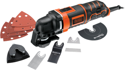 Black & Decker MT300KA-QS Multifunctioneel gereedschap Incl. accessoires, Incl. koffer 13-delig 300 W