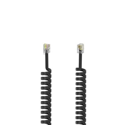 Hama Telefoon (analoog) Aansluitkabel [1x RJ10-stekker 4p4c - 1x RJ10-stekker 4p4c] 3 m Zwart