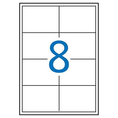 Apli witte etiketten ft 97 x 67,7 mm (b x h), 2.000 stuks, 8 per blad (2523)