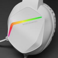 Gaming koptelefoon met microfoon Mars Gaming MH122 Wit - thumbnail