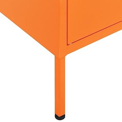 Opbergkast 80x35x101,5 cm staal oranje Opbergkast 80x35x101,5 cm staal oranje