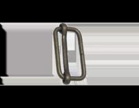 Metalen schuifgesp bronskleurig 30mm - thumbnail