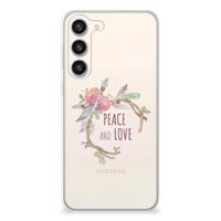 Samsung Galaxy S23 Plus Telefoonhoesje met Naam Boho Text - thumbnail