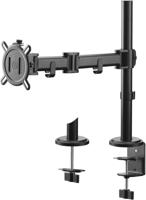 One For All Smart Single black Monitor-tafelbeugel Aantal monteerbare displays: 1 Display(s) 33 cm (13) - 81,3 cm (32) Zwart In hoogte verstelbaar, Roteerbaar, - thumbnail