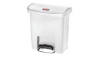 Pedaalemmer rubbermaid slim jim step on 15l wit - thumbnail