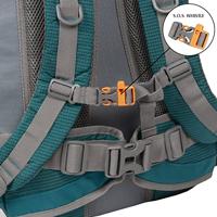 New Rebels ® Kinley - Rugtas - Schooltas - Vrijetijdstas - 48L - Nylon - Petrol - thumbnail