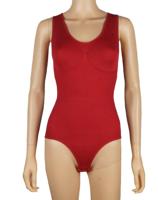 J&C body - bodystocking dames naadloos - Body wit - Bodysuit zwart zonder mouwen - Naadloos - thumbnail