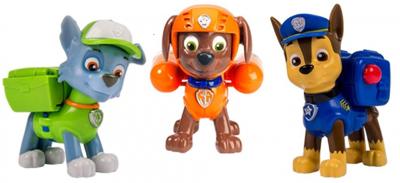 Paw Patrol Action Pack 3 Pups Rocky, Zuma en Chase