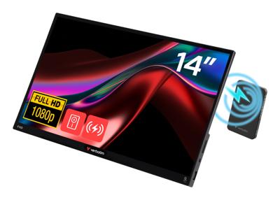 Verbatim Touchscreen monitor Energielabel: A (A - G) 35.6 cm (14 inch) 16:9 6 ms
