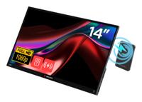 Verbatim Touchscreen monitor Energielabel: A (A - G) 35.6 cm (14 inch) 1920 x 1080 Pixel 16:9 6 ms Hoofdtelefoonaansluiting - thumbnail