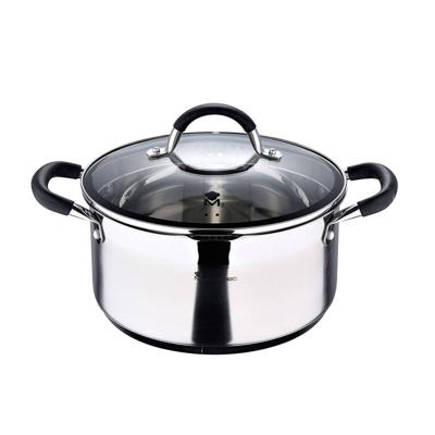 Pan met Deksel Masterpro foodies bgmp-1502-bk 5 L Ø 24 x 12 cm