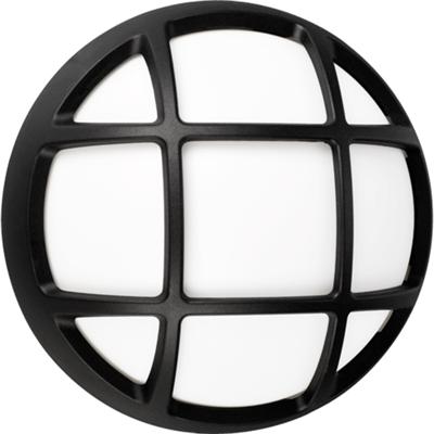 LED Plafondlamp - Badkamerlamp - Aigi Parna - Opbouw Rond - 4W - Natuurlijk Wit 4000K - Mat Zwart - Kunststof