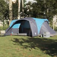 VidaXL Koepeltent 6-persoons waterdicht blauw - thumbnail