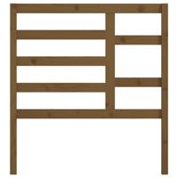 Hoofdbord 81x4x104 cm massief grenenhout honingbruin - thumbnail