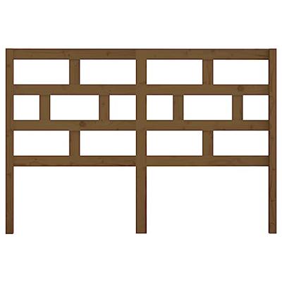 Hoofdbord 166x4x100 cm massief grenenhout honingbruin