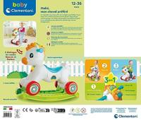 Clementoni - Hobbelpaard en wielen - Manen met tussenknopen - Vanaf 1 jaar oud - thumbnail