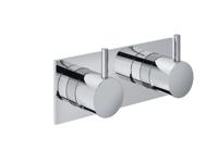 Inbouw Douchemengkraan Hotbath Cobber 2-weg Geborsteld Messing PVD - thumbnail