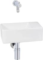 Saqu Inspire fontein zonder kraangat 30,5x18x11 cm Wit - thumbnail