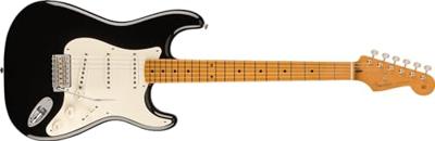 Fender Vintera II 50s Stratocaster MN Black elektrische gitaar met deluxe gigbag