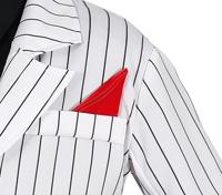 Gangster Krijtpak Heren Budget Wit - thumbnail